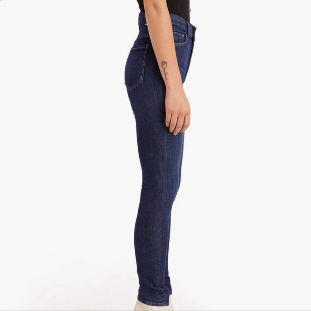Mother the looker high waisted jeans dark wash 29